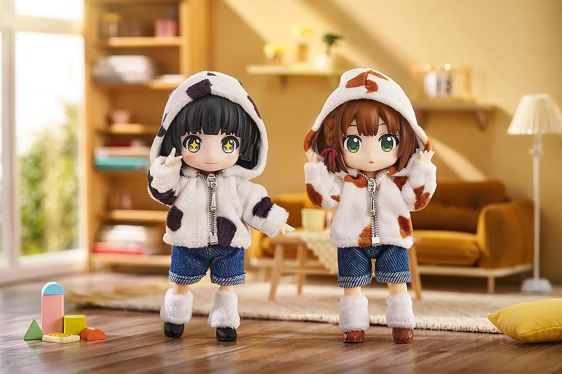 ねんどろいどどーる ねんどろいどどーる おようふくセット 動物パーカー ミルク/コーヒーミルク 画像 8