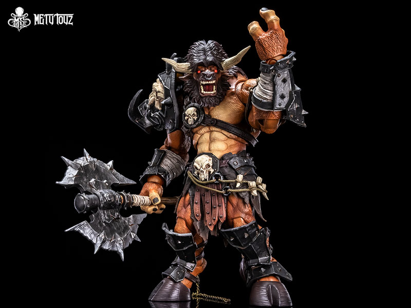 冒険者の世界 Tauren Warrior 1/10スケール可動フィギュア 画像 9