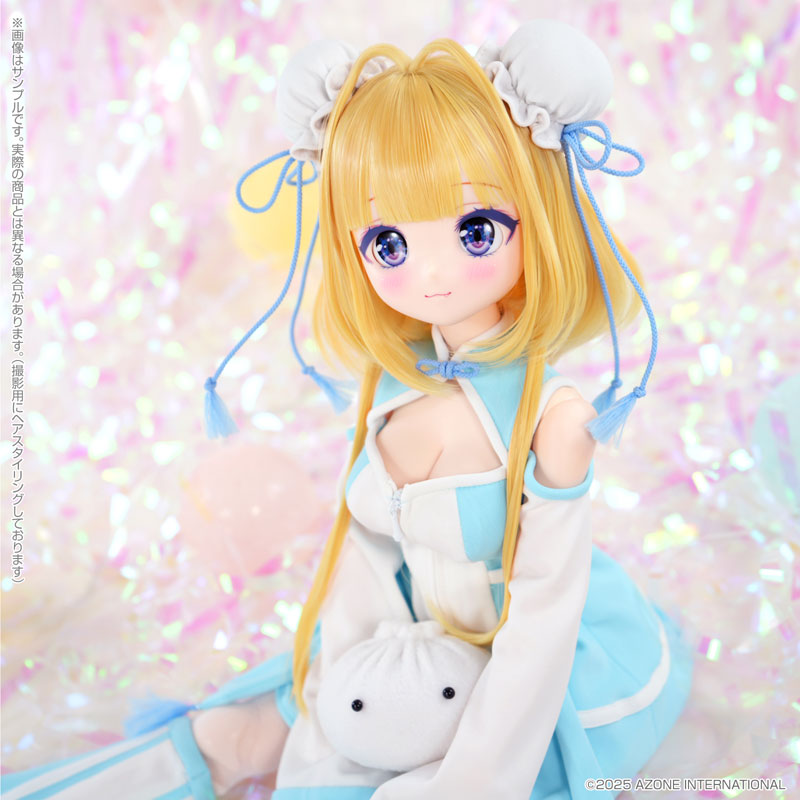 Poe-Poe &times; Iris Collect petit こもも～かぷっと中華まんガール！～(Angelic Blue ver.) 完成品ドール 画像 12