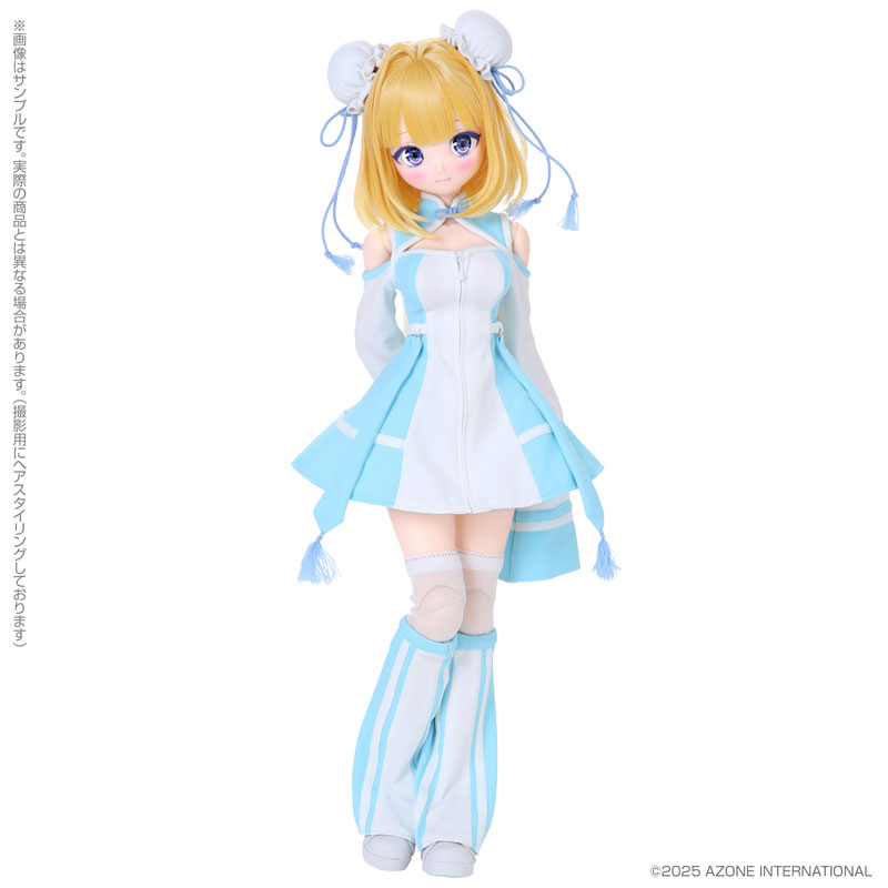 Poe-Poe &times; Iris Collect petit こもも～かぷっと中華まんガール！～(Angelic Blue ver.) 完成品ドール 画像 4
