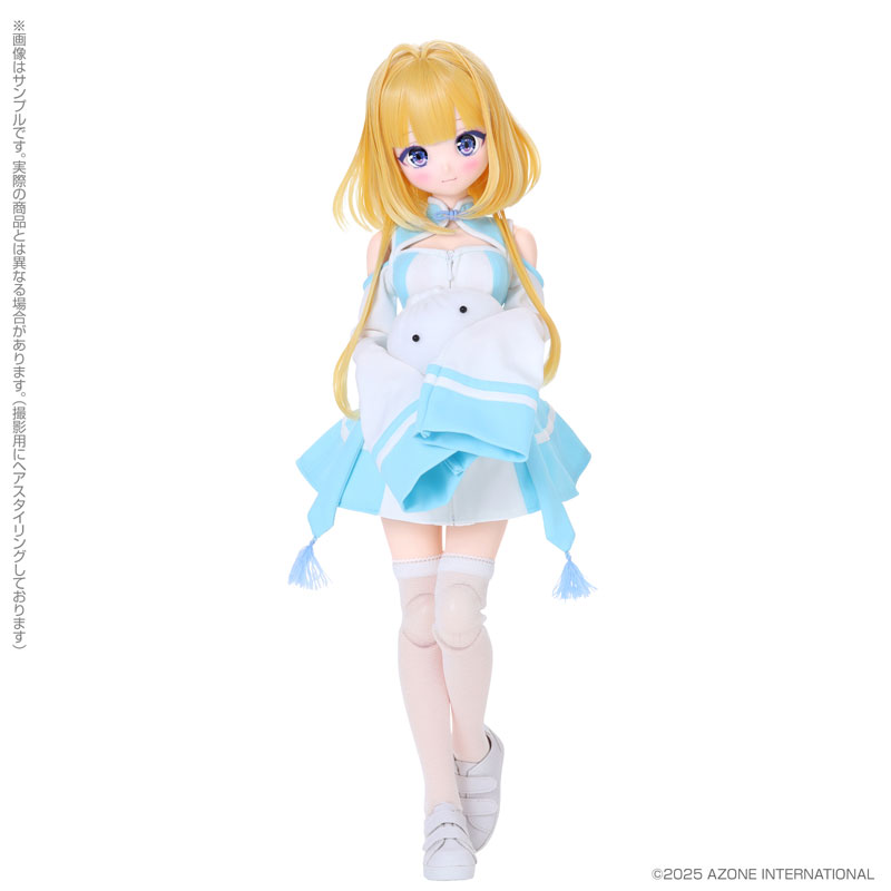 Poe-Poe &times; Iris Collect petit こもも～かぷっと中華まんガール！～(Angelic Blue ver.) 完成品ドール 画像 7