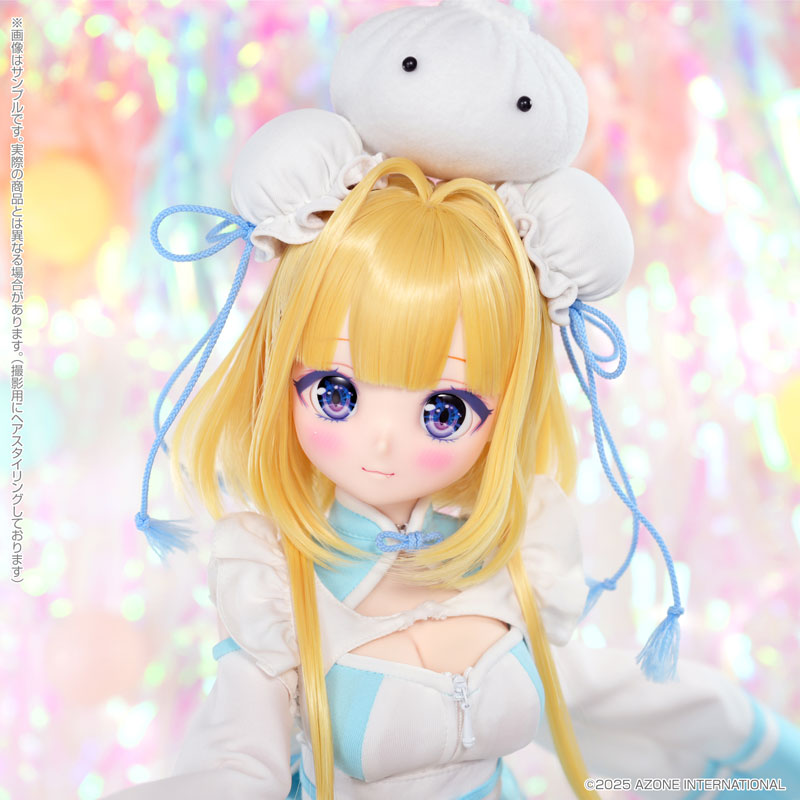 Poe-Poe &times; Iris Collect petit こもも～かぷっと中華まんガール！～(Angelic Blue ver.) 完成品ドール 画像 9